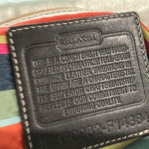 Beautiful Silver Coach Purse